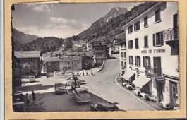 Salvan (VS) Hôtel de l'Union - Vue sur La Barmaz - 1964