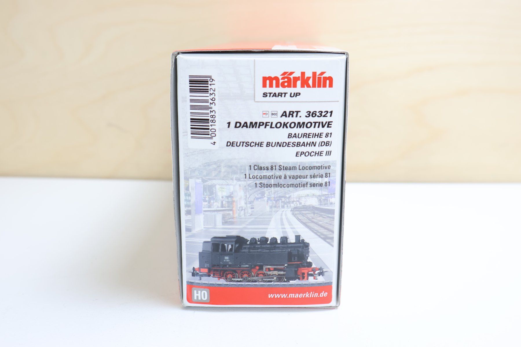 Märklin Modellini di ferrovie: Märklin Digital Dampflok BR 81 - MFX 36321 – Difettoso da Winterthur venduto da Monstera 7