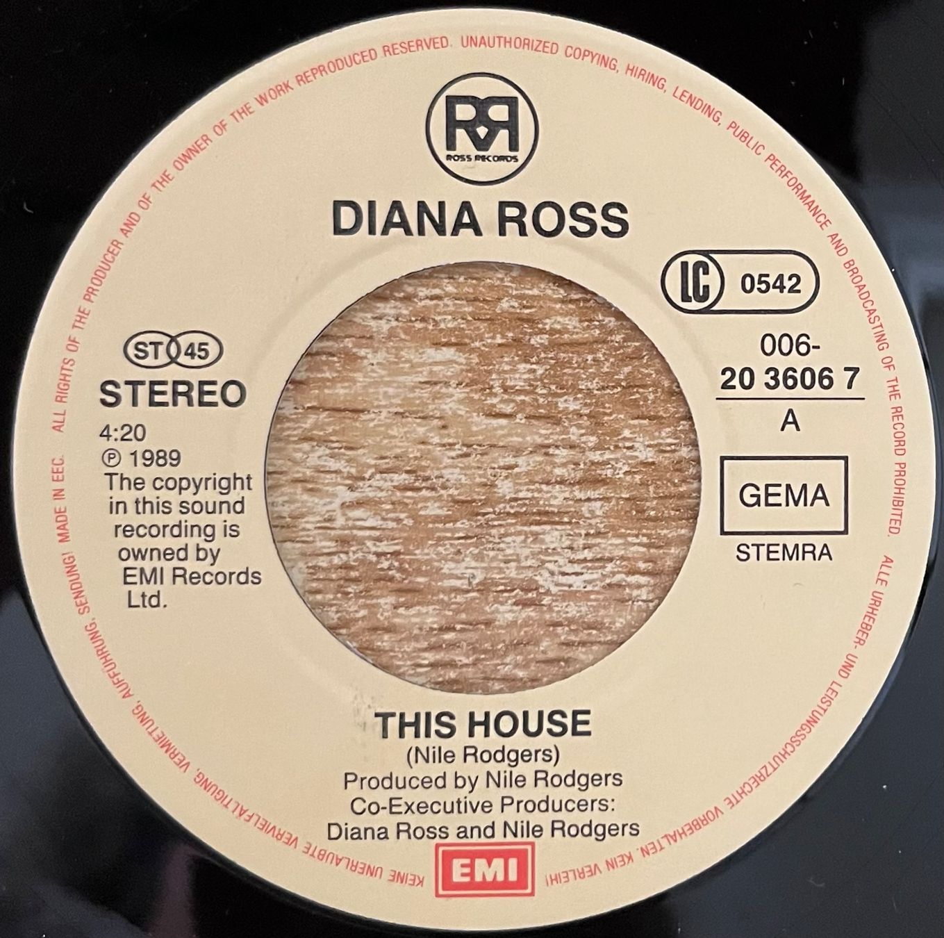 Schallplatten: DIANA ROSS - THIS HOUSE – Gebraucht aus Bussigny von vinyl-pas-cher 2