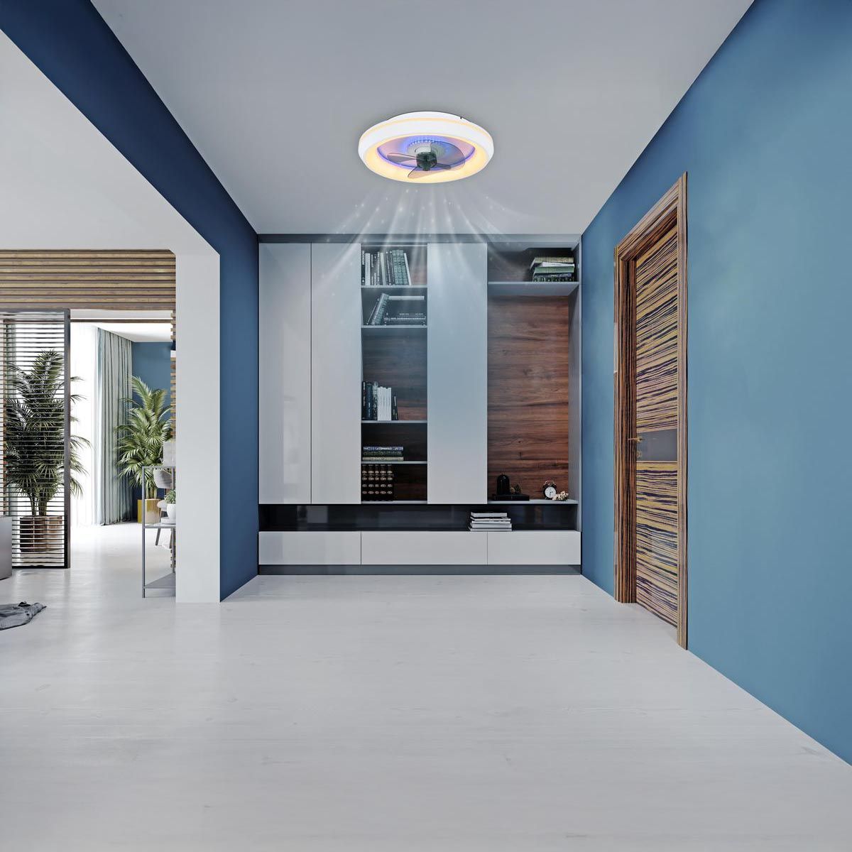 Kronleuchter & Deckenlampen: LED Deckenleuchte, Ventilator, 48 cm Ø – Neu (gemäss Beschreibung) aus Kreuzlingen von Smart-Light 1