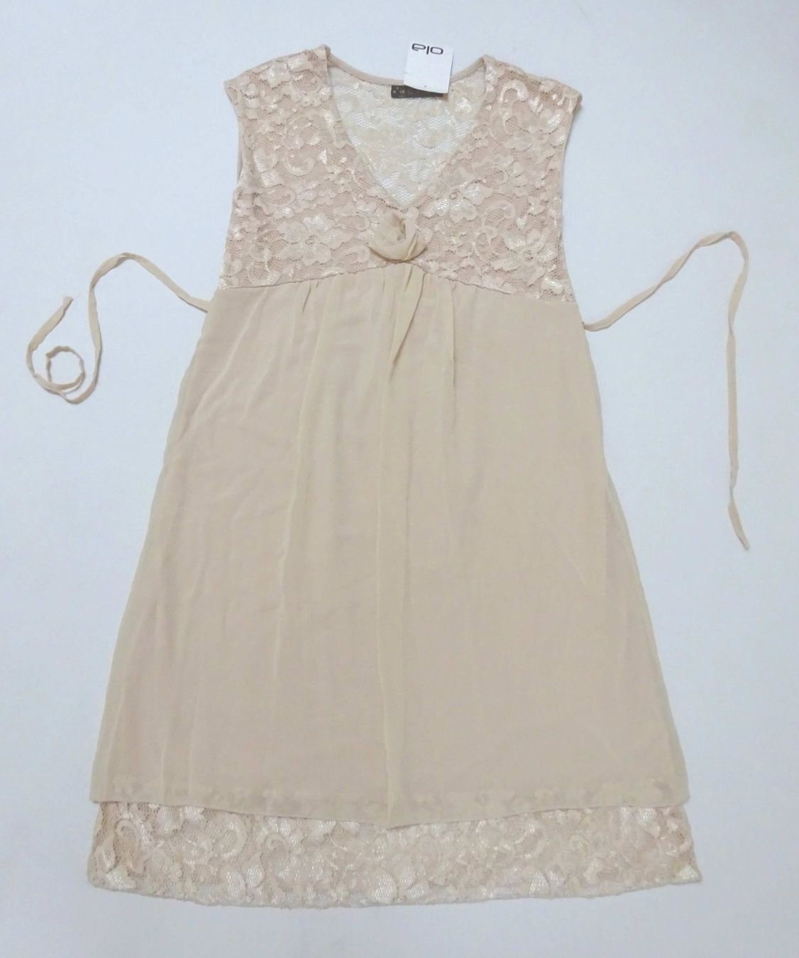 Vestiti: Neues Kleid - Spitze / Chiffon - beige - Grösse M – Nuovo e nell'imballaggio originale da Zofingen venduto da Justizia_01 2