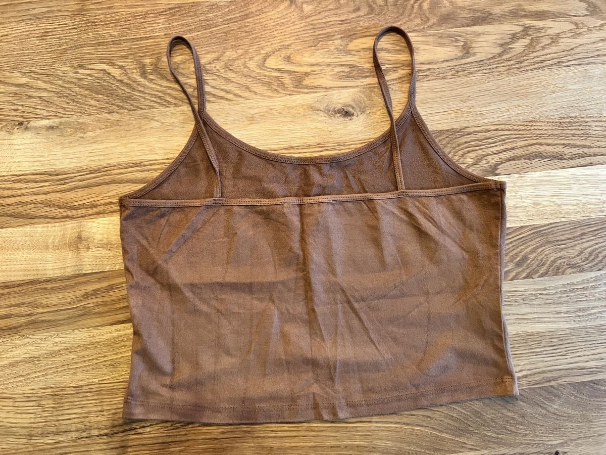 Top: Crop Top Braun Suede L – Usato da Zürich venduto da len_2rmp 1