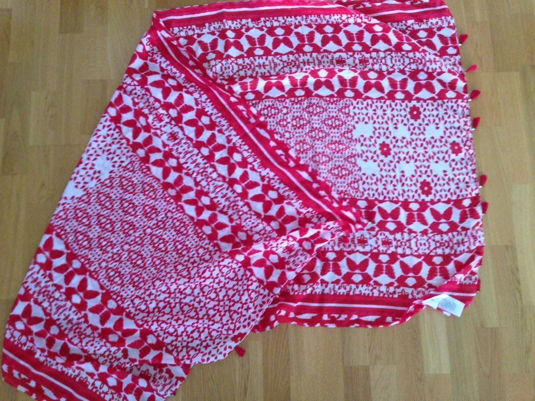 Foulard & Sciarpe: Schal von Orsay rot weiss – Usato da Buchs venduto da sonjaja