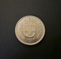 5 Franken 1967 Silber - top Zustand