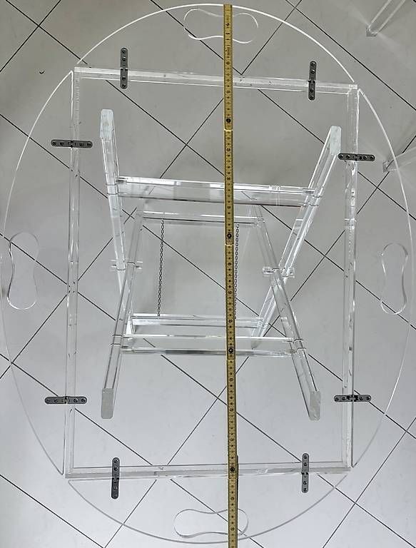 Tavoli: Klappbaren Plexiglastisch, 2-teilig – Usato da Hochfelden venduto da Carla73 3