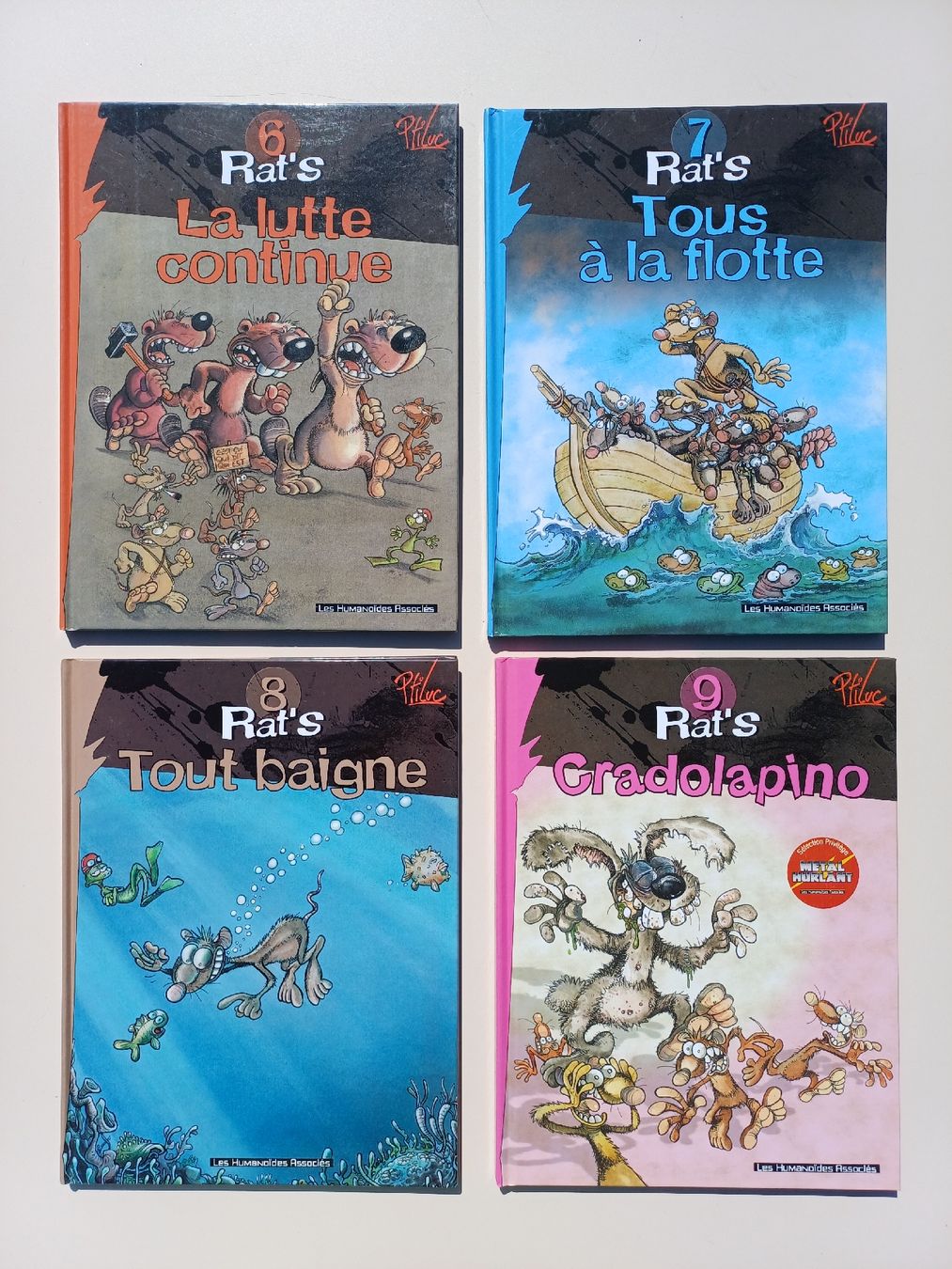 BD: BD Ptiluc "Rat's" Tome 6,7,8,9,10 – Neuf (Voir description) à Begnins par Drastic-Sound