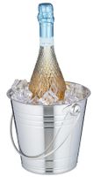 Sektkühler, Edelstahl, Flaschenkühler für Sekt, Champagner