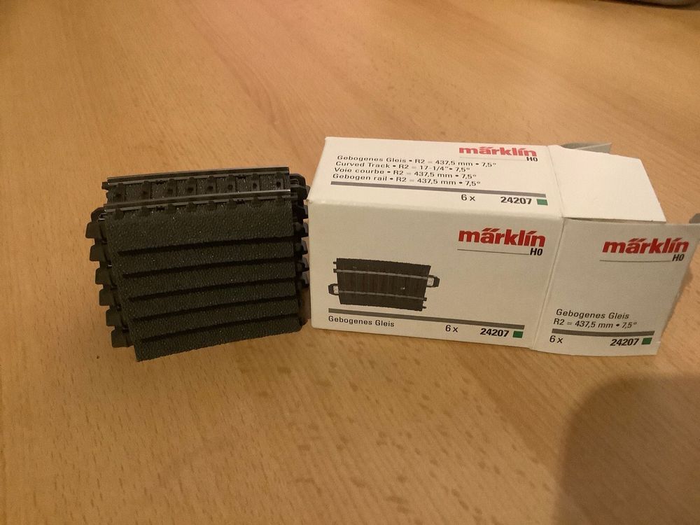 Märklin 24207 H0 Gebogenes Gleis R2 – 6er Set, 4 Produktbild-Vorschau 3
