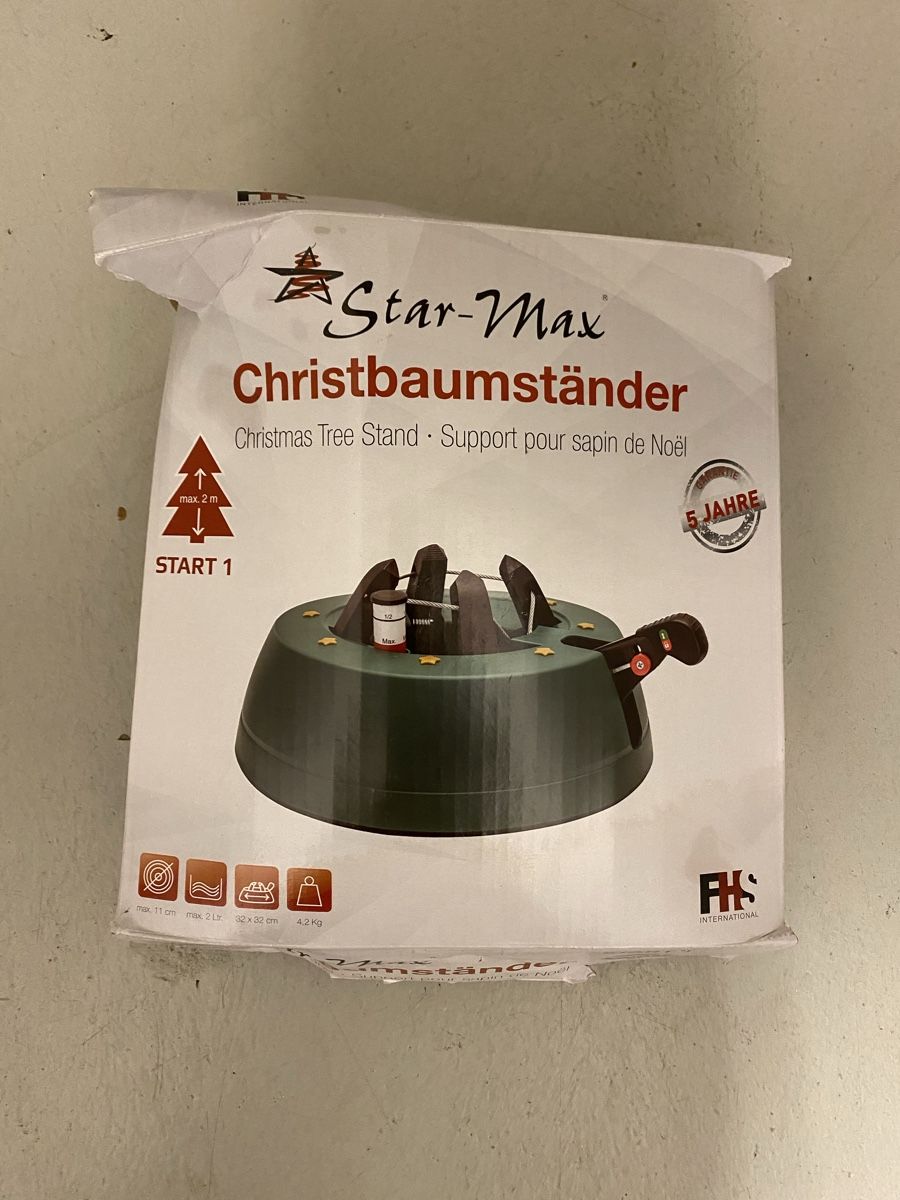Basi per albero di Natale: Christbaumständer Star-Max, einfach, robust, wie neu! – Usato da Oberburg venduto da mls_7k5n 2
