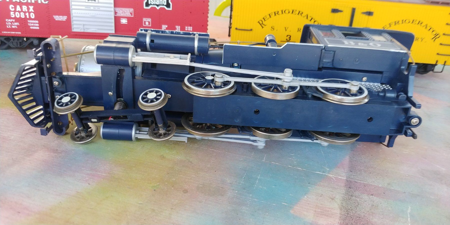 Modelleisenbahnen: Bachmann Dampflok mit 2 Wagen G – Gebraucht aus Waltenschwil von Ardnas007 2