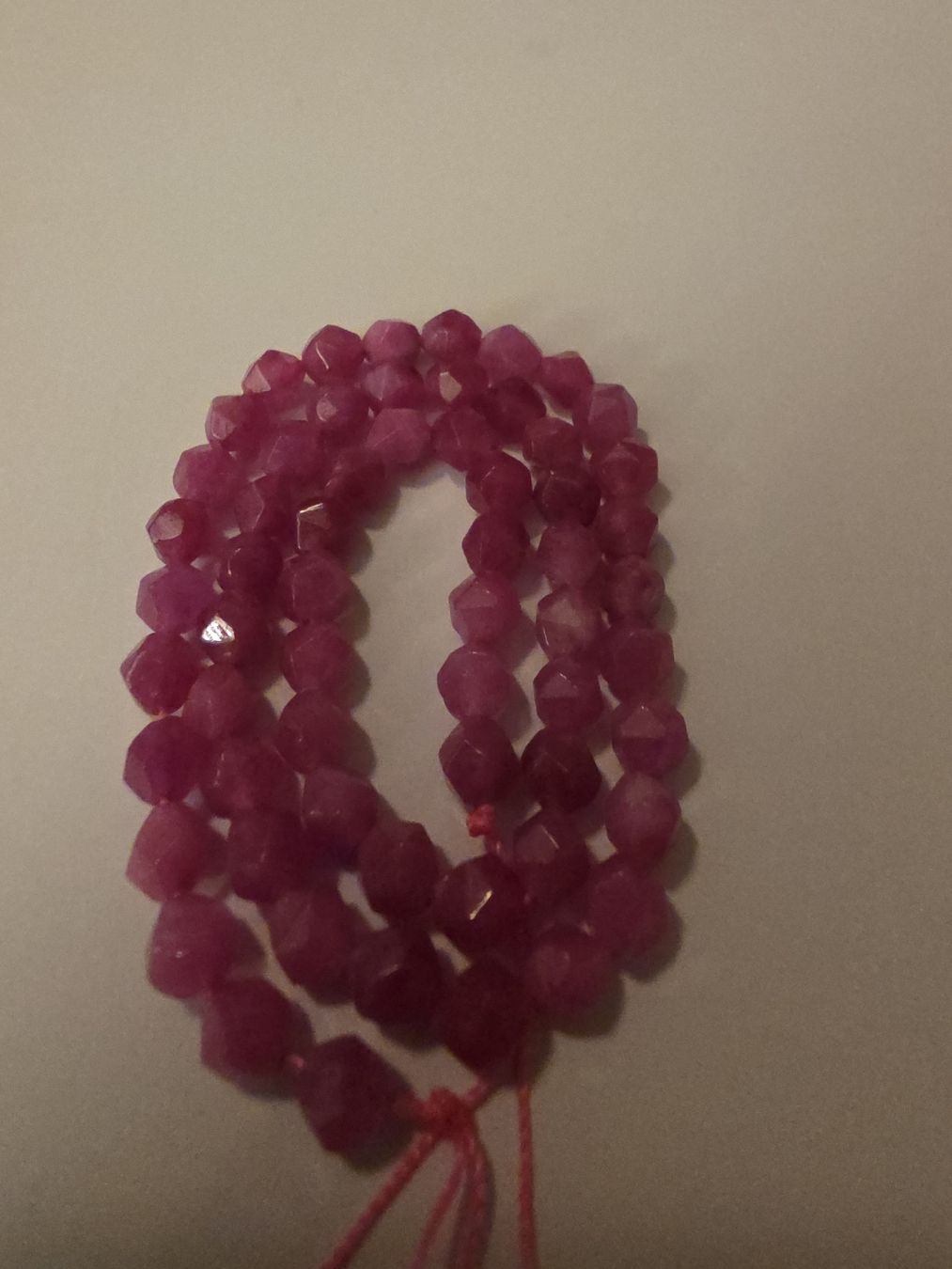 Minerali & Pietre curative: Turmalin rosa facettiert 6mm. Strang – Nuovo e nell'imballaggio originale da Menziken venduto da Mirager 2