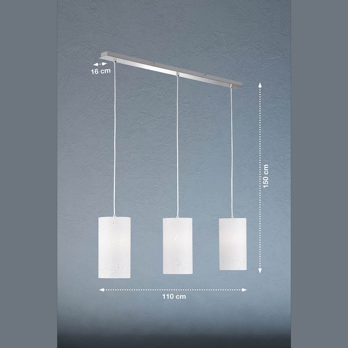 Lampadari & plafoniere: Pendelleuchte, 3 Strahler, Weiss – Nuovo (secondo la descrizione) da Kreuzlingen venduto da Smart-Light 1