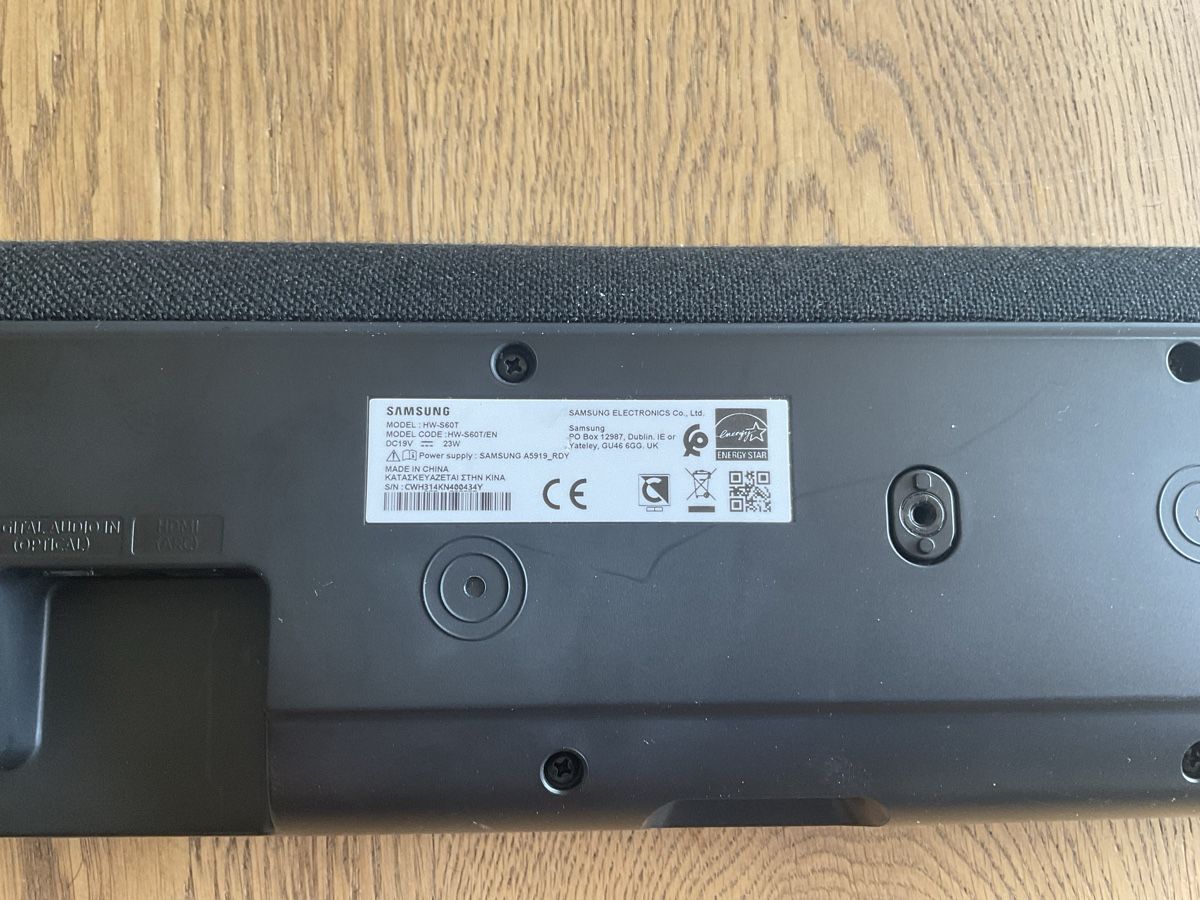 Samsung Casse acustiche: Soundbar SAMSUNG: HW-S60T – Usato da Zwillikon venduto da SteSmo 4