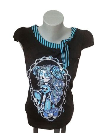 Toofast Shirt Blue Girl *NEU* XS (M)