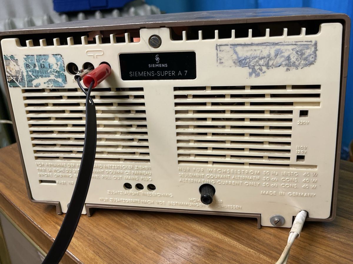 Radio: Siemens A7 kleinradio – Usato da Oftringen venduto da Jradioman 4