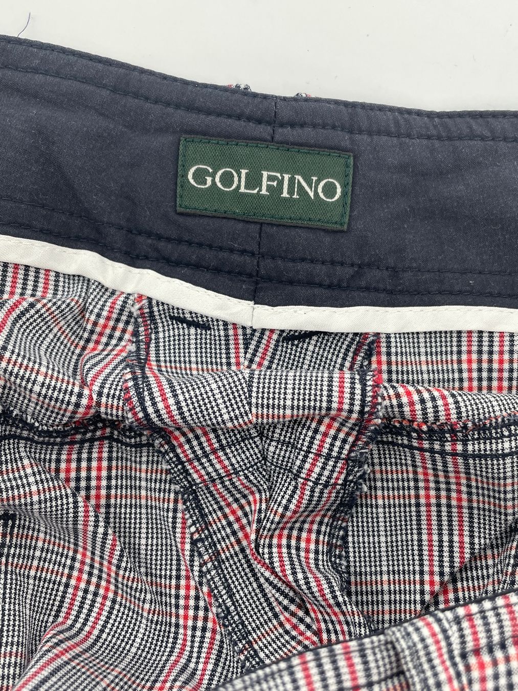 Hosen: sehr dünne Karierte Hose Gr. 48 Golfino – Gebraucht aus Auenstein von moin. 3