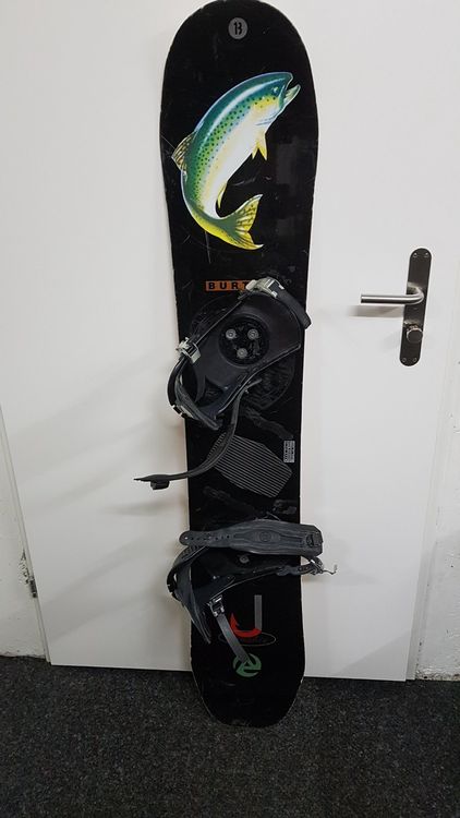 Vintage Snowboard Burton Brushie