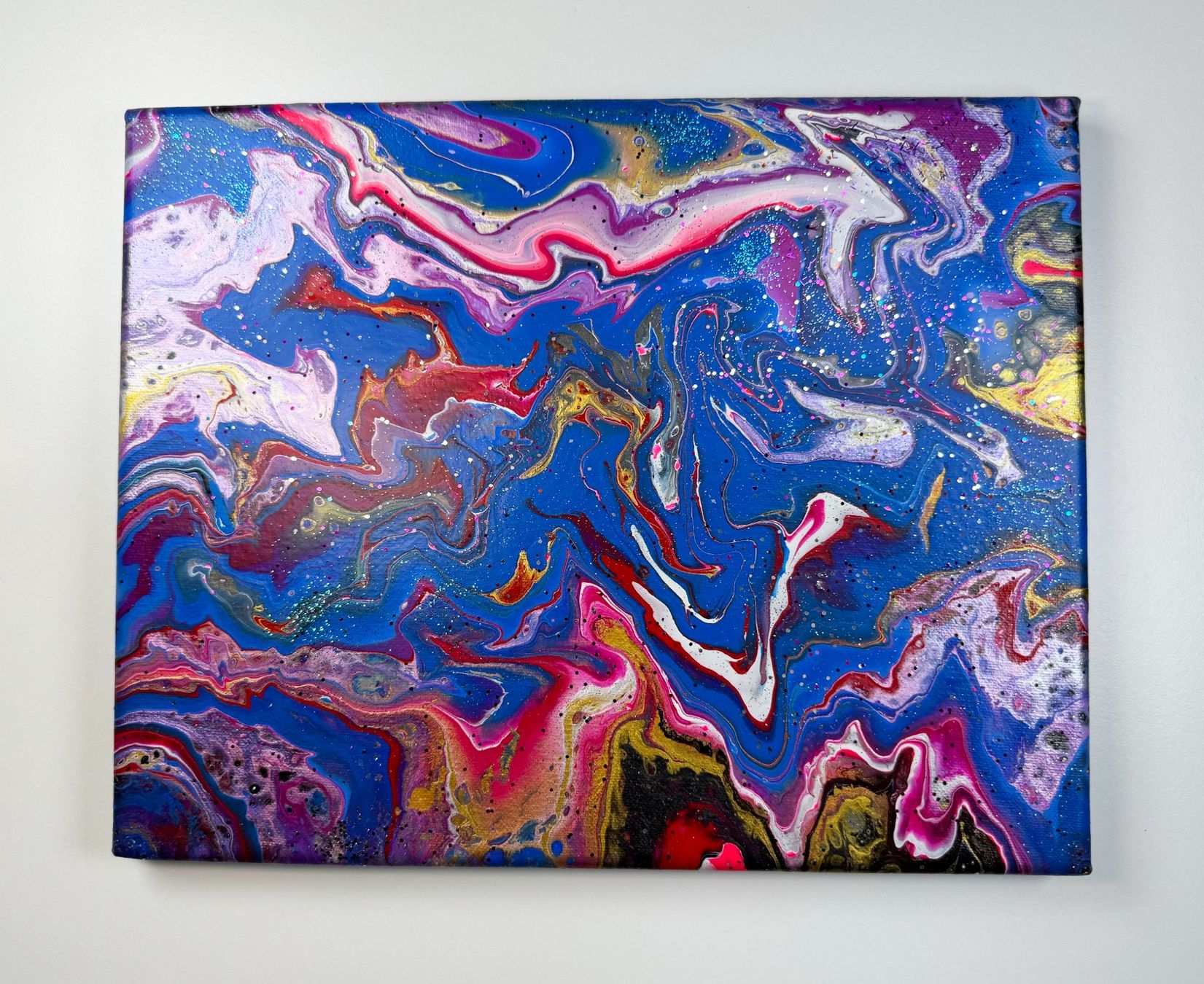 Gemälde: Acryl-Flüssigkeitsmalerei, rechteckig – Gebraucht aus Schlieren von MayaSheng1983