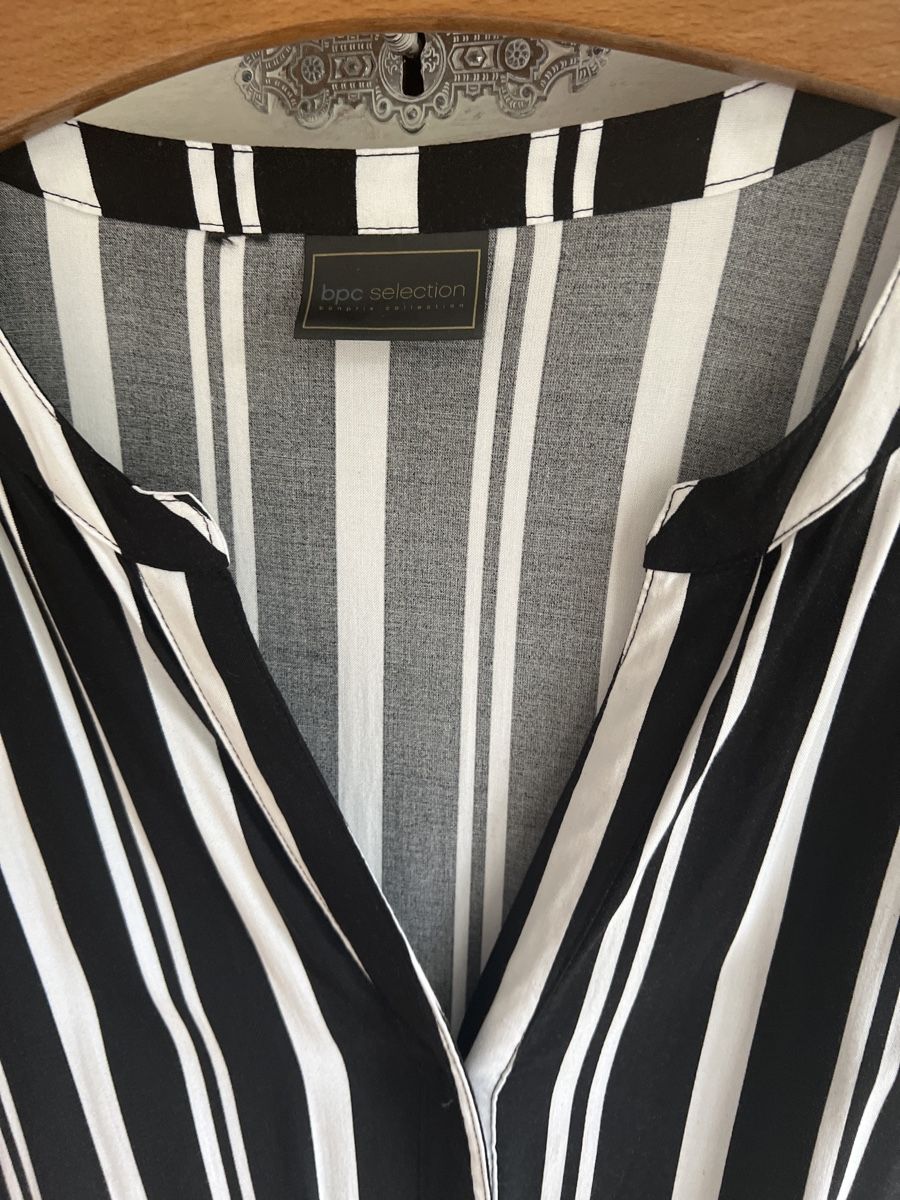 Vestiti: Gestreiftes Hemdblusenkleid von BPC, Gr. 48, – Usato da Lausen venduto da Mysli1 1