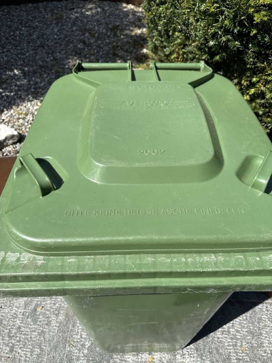 Sonstiges für Büro & Gewerbe: Verwamo Abfallcontainer, 240 Liter, Grün, Gebraucht  – Gebraucht aus Euthal von 99Antik 2