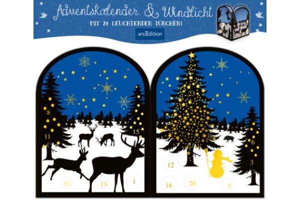 Sonstige Accessoires für Damen: ARS EDITION Adventskalender 28x24cm ... – Neu und originalverpackt aus Safenwil von clickandbeauty