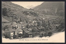 Orsières, Panorama et la route du Grand