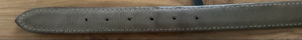 Cinture: Gürtel echt Leder Länge 95cm, Bordeau Rot – Usato da Zürich venduto da Pagalo 1