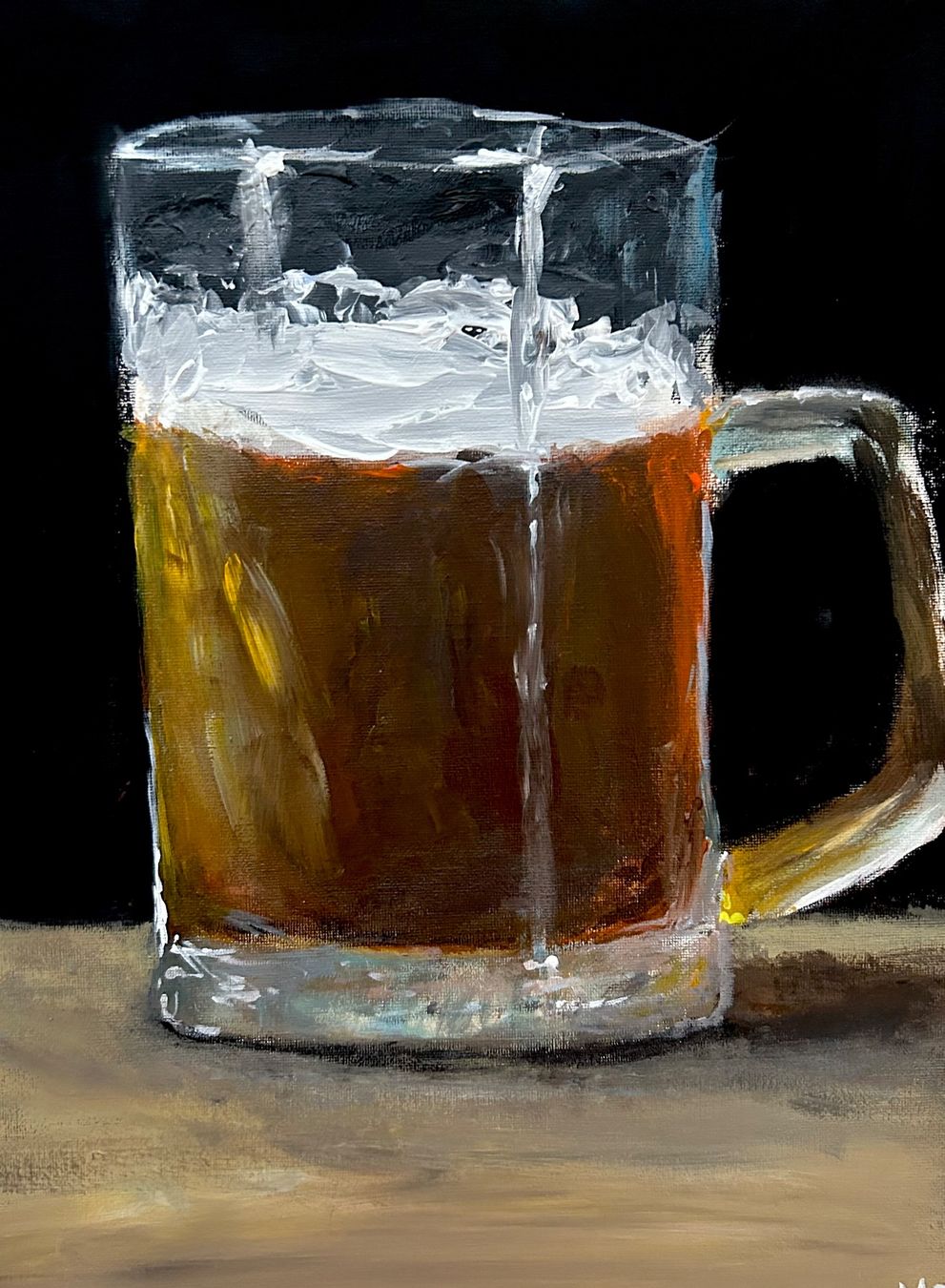 Gemälde: Bier Gemälde – Neu und originalverpackt aus Pfäffikon SZ von Andrei_Moro_Kunst 1