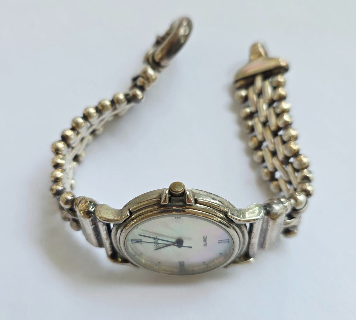 Orologi: Armbanduhr aus Silber  Perlmutter Zifferblatt – Nuovo (secondo la descrizione) da Zürich venduto da benedikt12 3