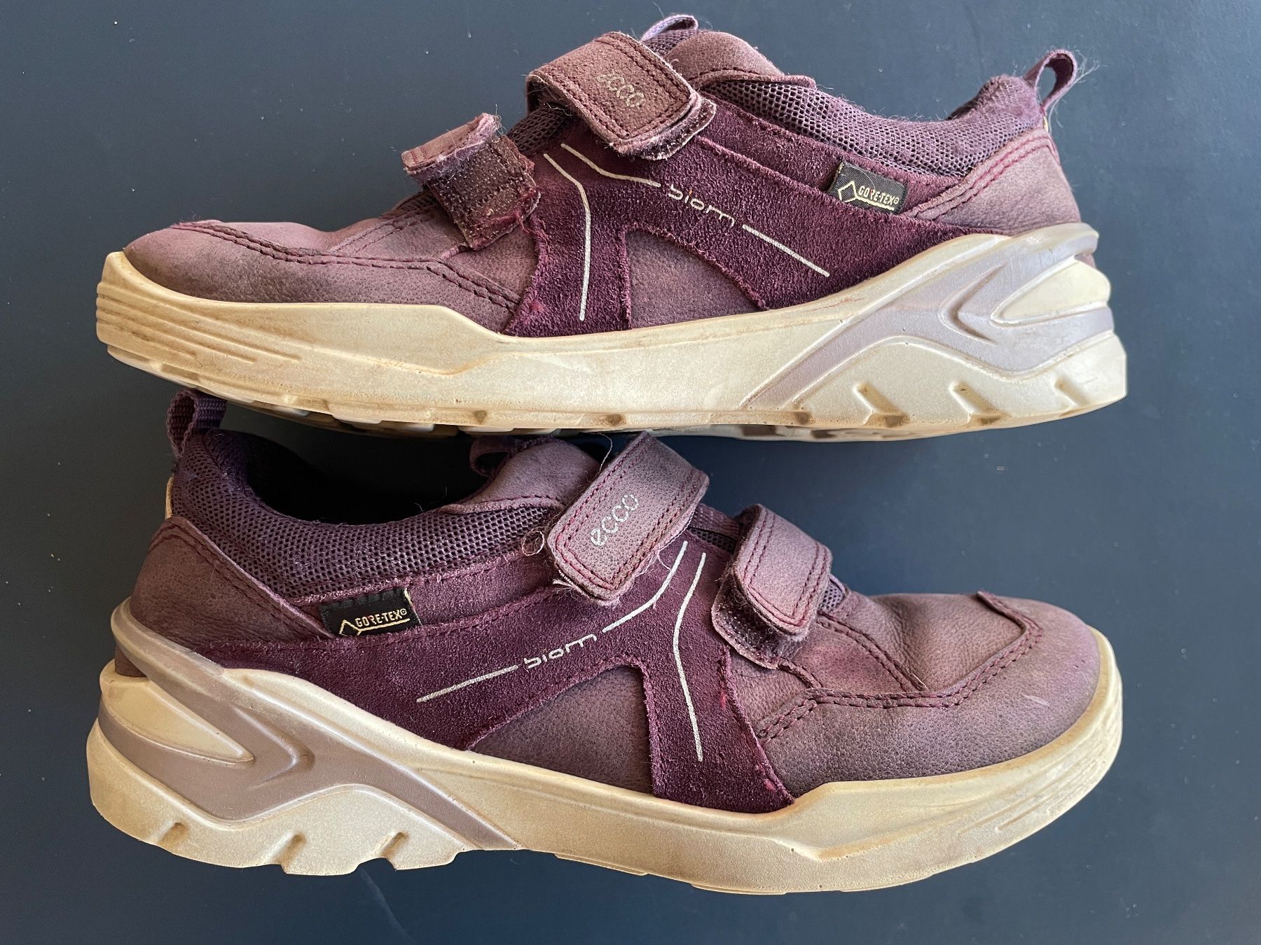 Ecco Scarpe per ragazzi: Grösse 34 Goretex Ecco Biom Halbschuhe Kinder violett – Usato da Winterthur venduto da calbecht