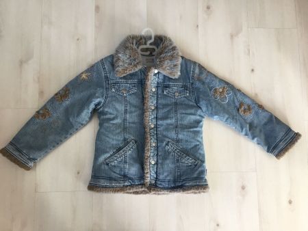 Gefütterte Jeansjacke pampolina, 128