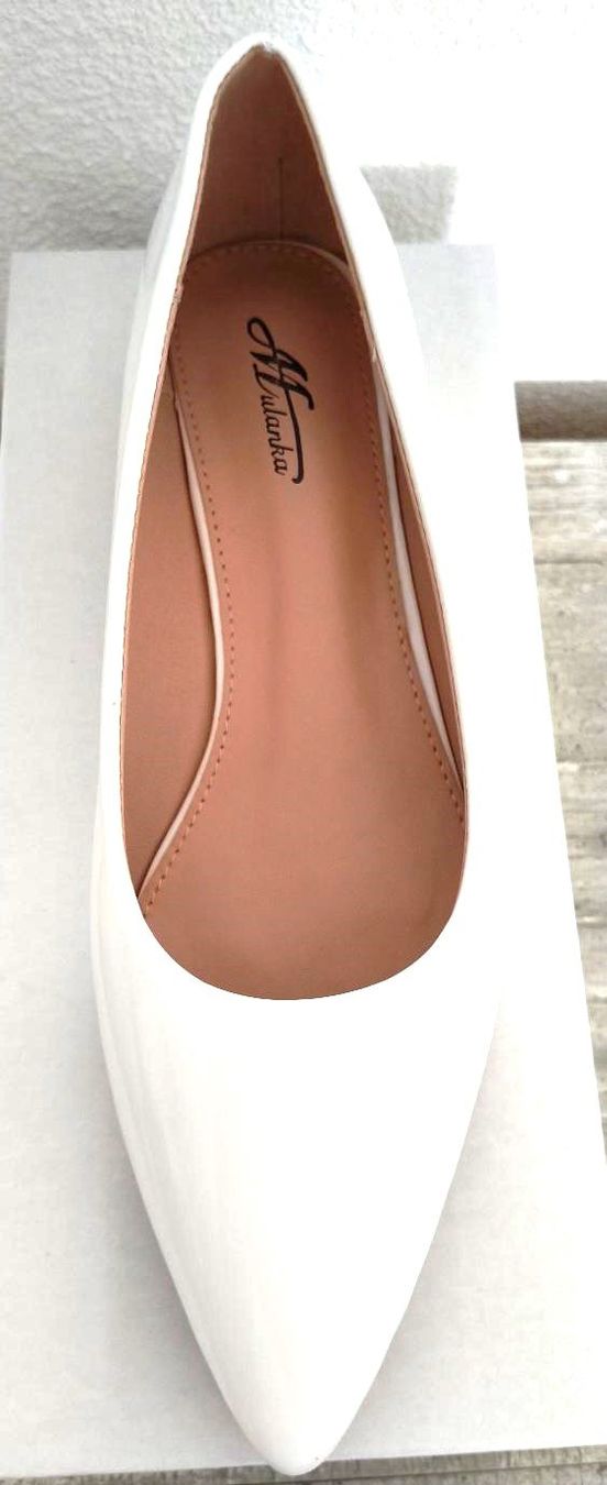Scarpe da donna: NEUER Weisser Ballerina Grösse 39 – Nuovo (secondo la descrizione) da Dielsdorf venduto da SHOES_BY_SYLVI 3