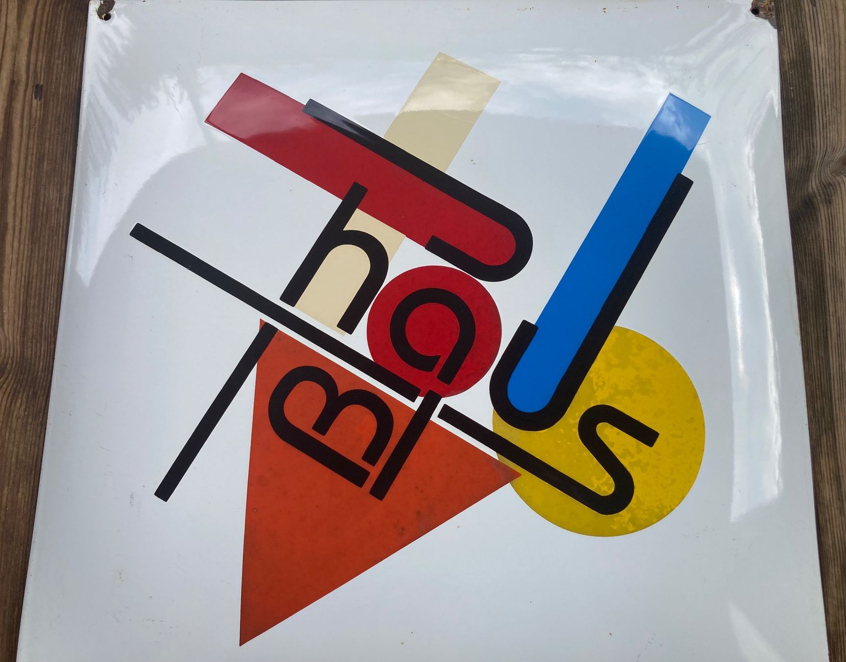 Schilder: Emaileschild  Bauhaus – Gebraucht aus Lüchingen von Eeizo 2