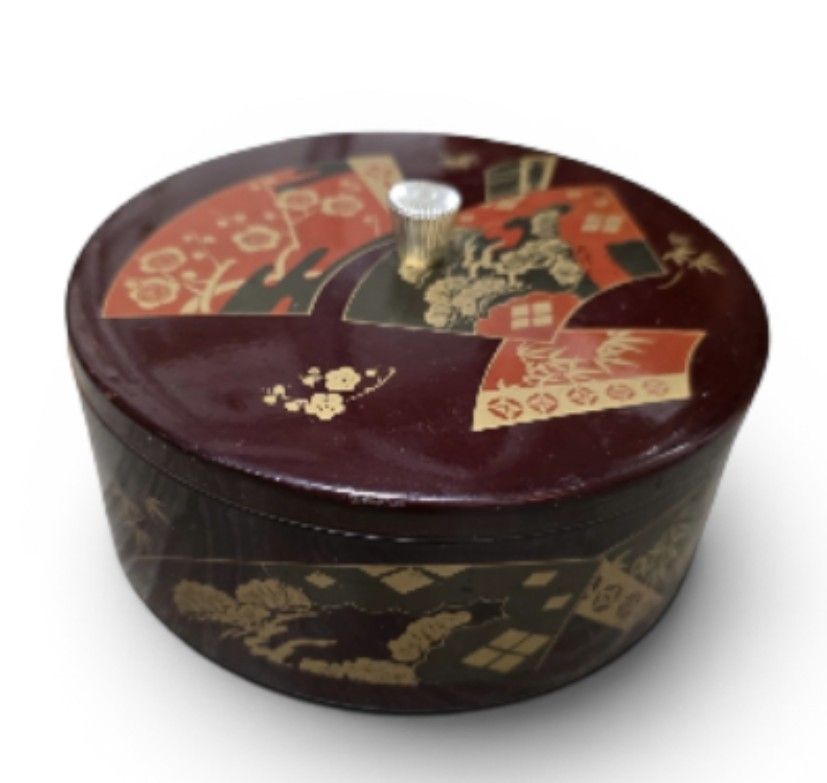 Barattoli: Boite Japonaise en baquelite laquee – Usato da Vernier venduto da 19pigments