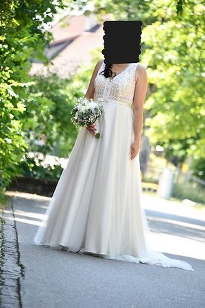 Brautkleid / Umstands-Brautkleid "Bianco Evento"