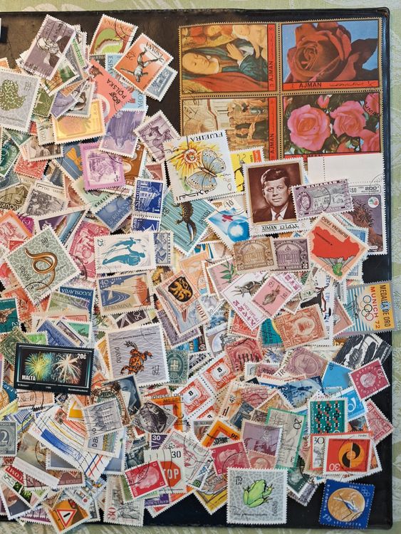Alle Briefmarken: Ca 1000 Ausland-Briefmarken ab Uralt (1Y01) – Gebraucht aus Genolier von Antoine30 2