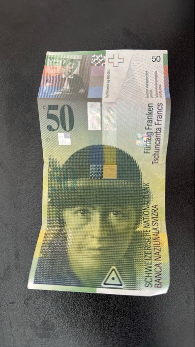 Banconote: Schweizer 50-Franken-Note Sophie Tauber-ARP – Usato da Wohlenschwil venduto da koe_fhd9