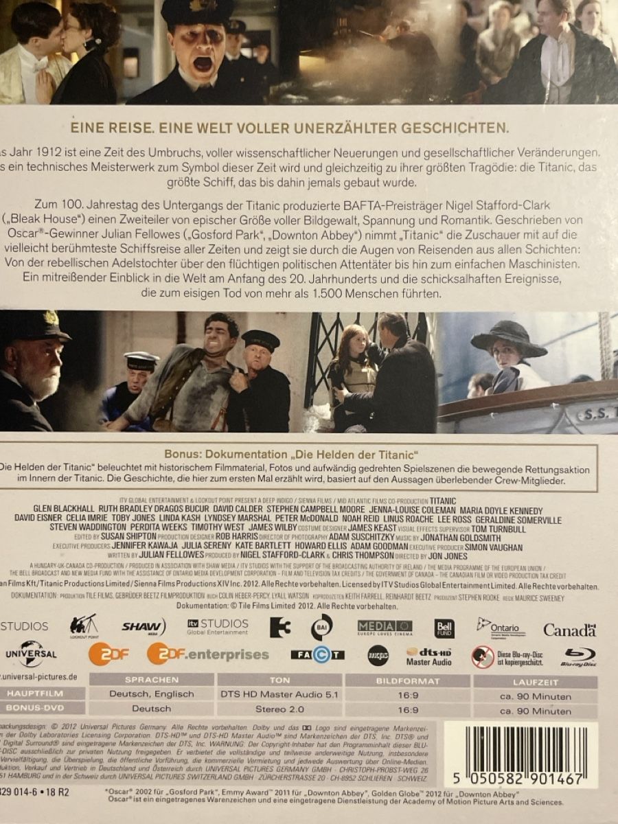 Tutti i DVDs: Titanic - Der grosse ZDF-Zweiteiler  – Nuovo (secondo la descrizione) da Waldenburg venduto da Gonzo8 1