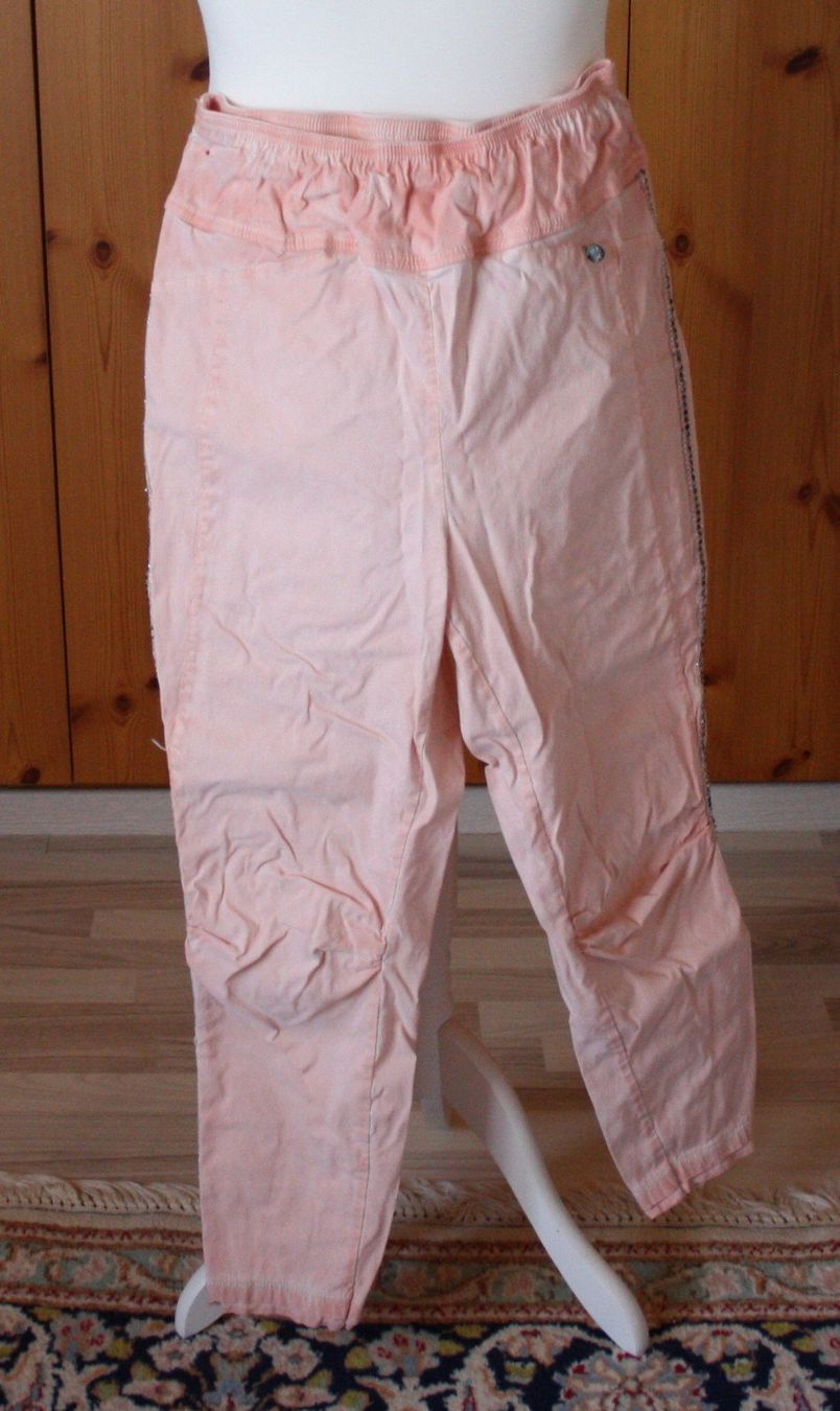 Pantaloni: Hose TREDY hellorange farbverlauf Gr. 44 – Usato da Flüelen venduto da Diversicum-Curvy