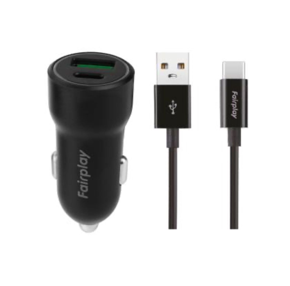 Caricabatterie: Chargeur voiture 20W USB-C/USB-A vers USB-C – Nuovo e nell'imballaggio originale da Zug venduto da ElPhone
