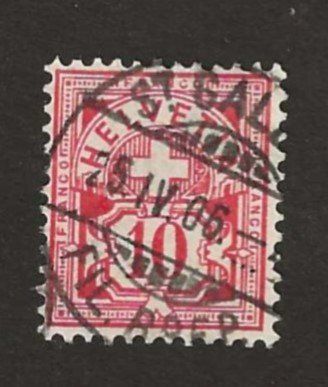 Tutti i francobolli: 1894 Z 61B Gebraucht – Usato da Susten venduto da lmf_98wh
