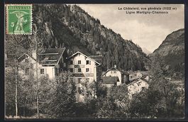 Le Chatelard /VS, Vue général avec Gra