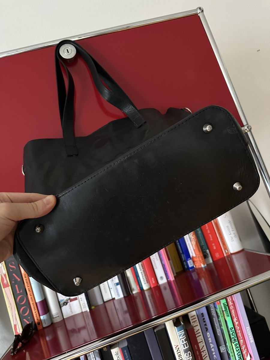 Borse: Vintage Leather Shopper Black  – Usato da Basel venduto da luc_j2xz 6