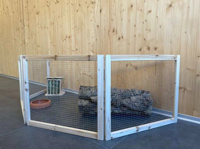 Indoor-Freilaufgehege für Kleintiere (8 Elemente) 5