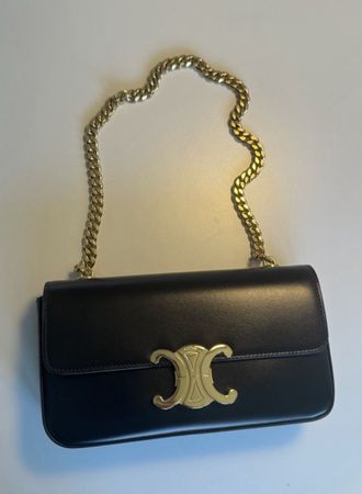 Celine Triomphe chain bag