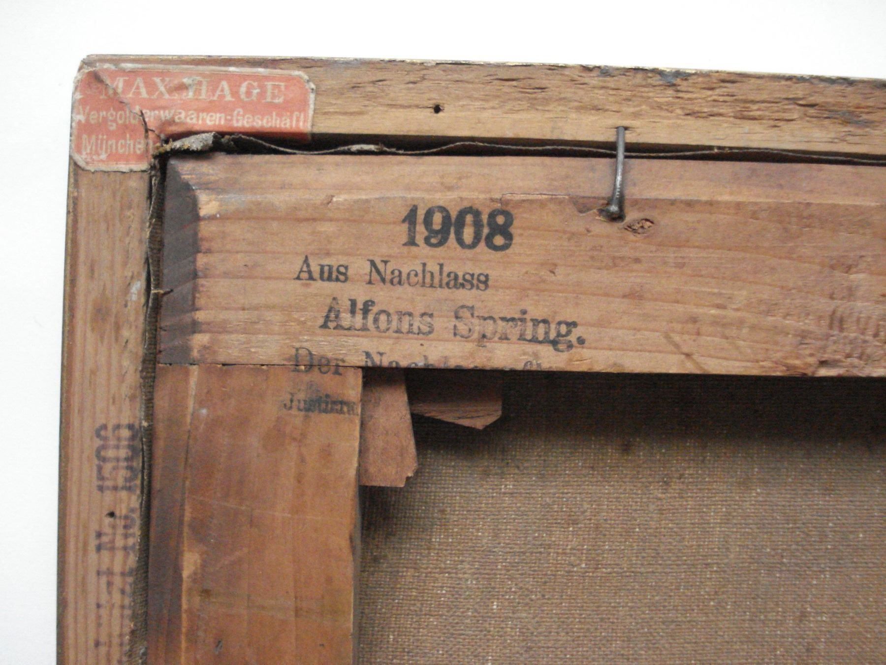 Dipinti: Alfons Spring 1843-1908 – Usato da Basel venduto da art.basel 1