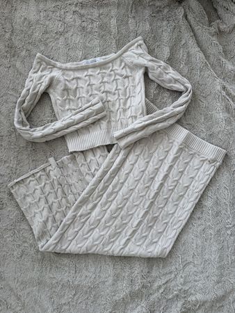 Bershka 2-piece set knitted size S good condition