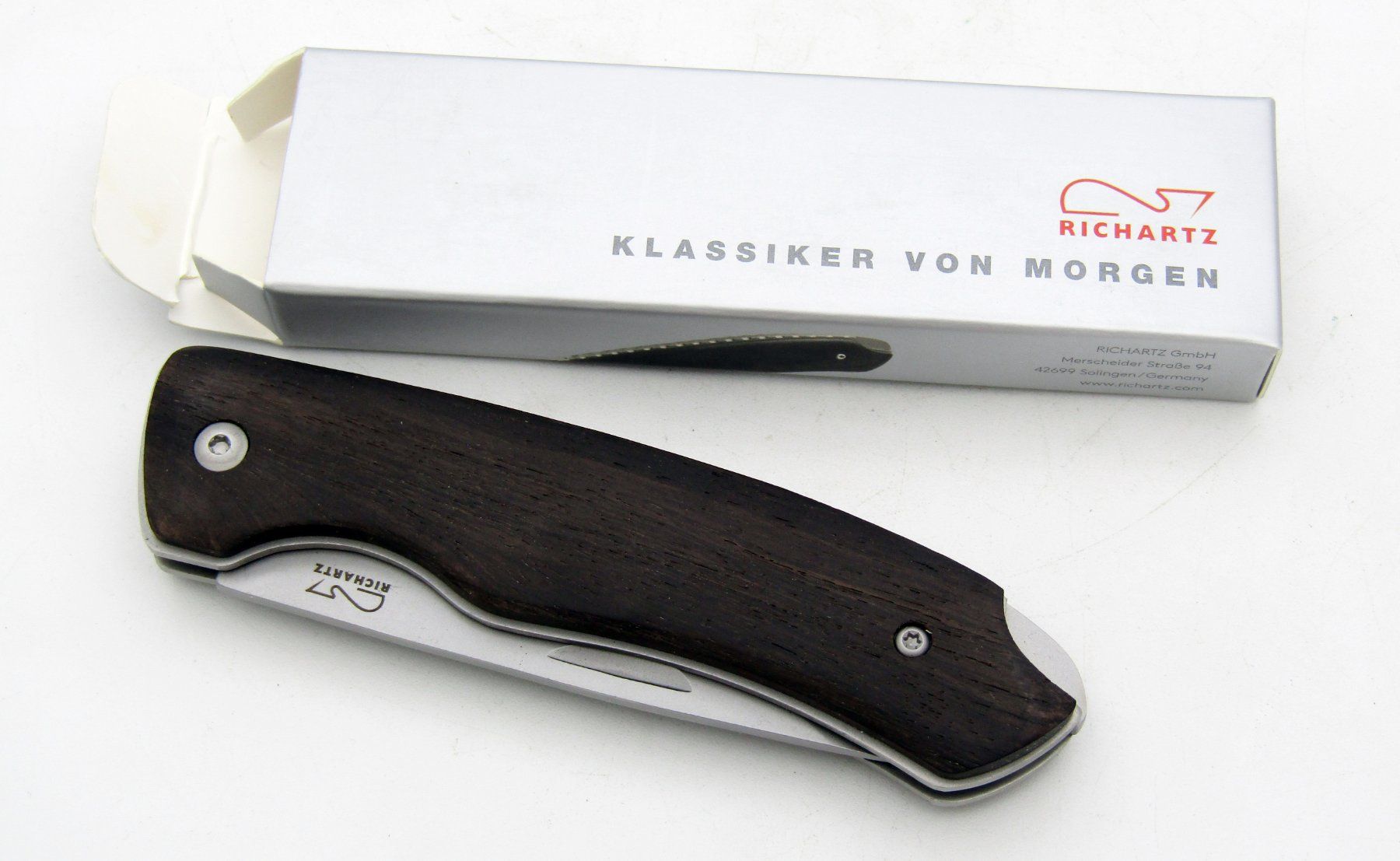 Accessori: Taschenmesser m. Holzgriff / Richartz Solingen / Messer, EDC – Nuovo e nell'imballaggio originale da Berneck venduto da imp0308 1