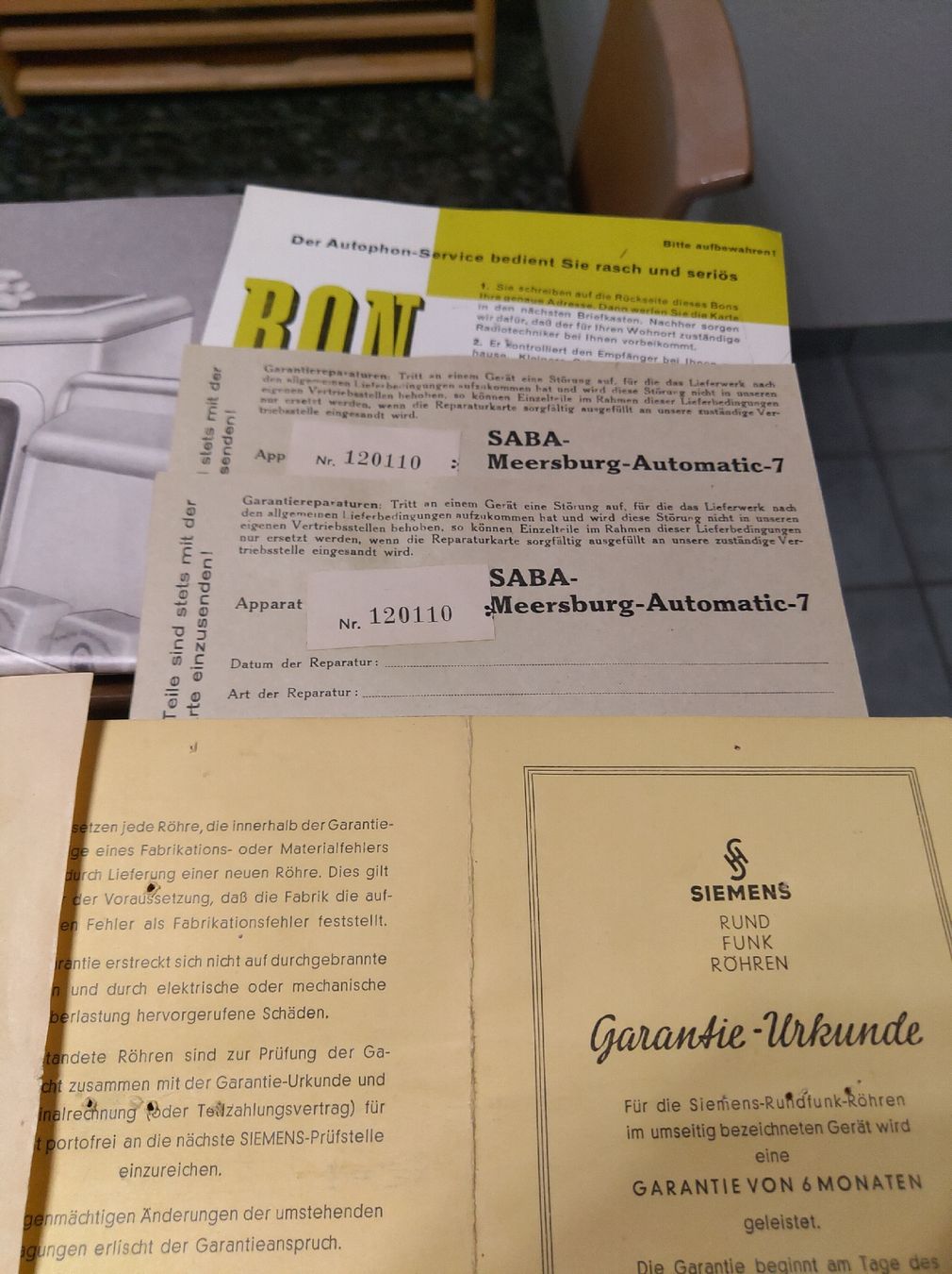 Saba Radio: SABA Meersburg Automatic 7 – Usato da Arnegg venduto da Arnrom 8