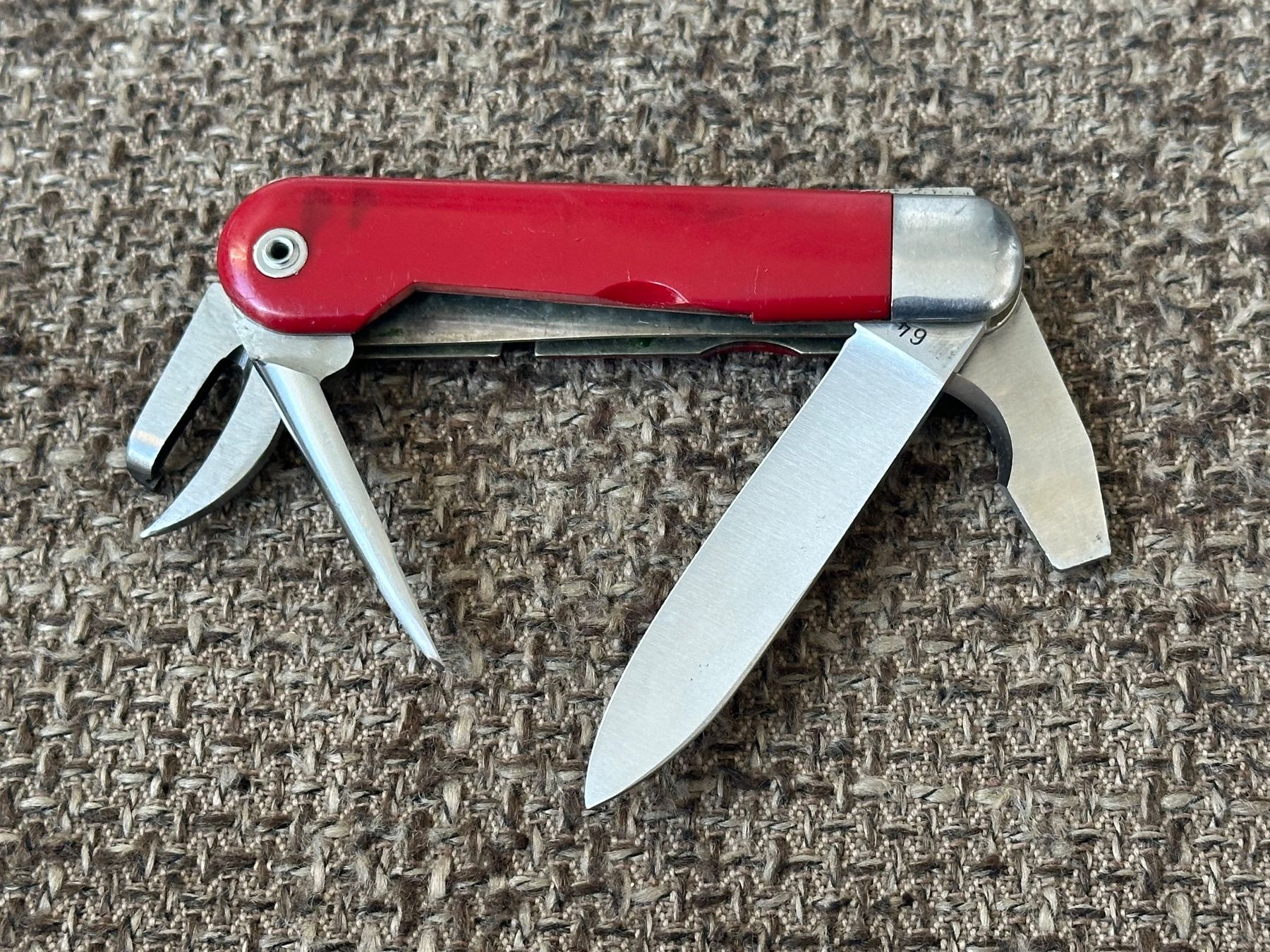 Wenger Taschenmesser: Altes Militärmesser WENGER Grilon 1964 RAR – Gebraucht aus Dübendorf von lan1808 8